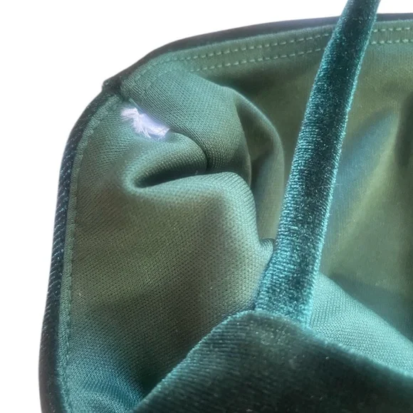 Lulus Undeniably Cute Emerald Green Velvet
Bow Bodysuit,Medium - Picture 6 of 9